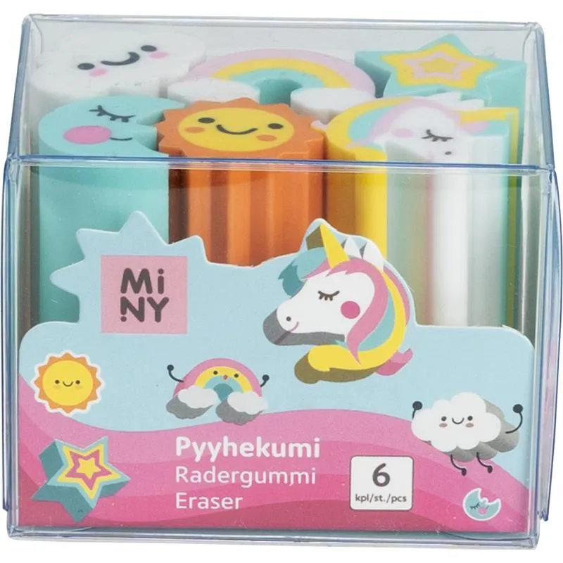 Pyyhekumisetti Miny yksisarvinen