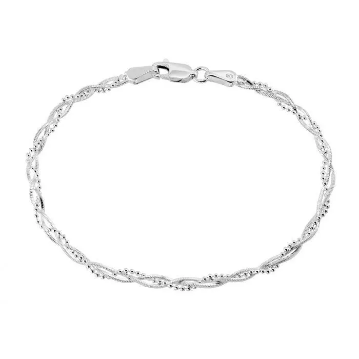 Plus hopearanneketju/koru JB-121109 18CM