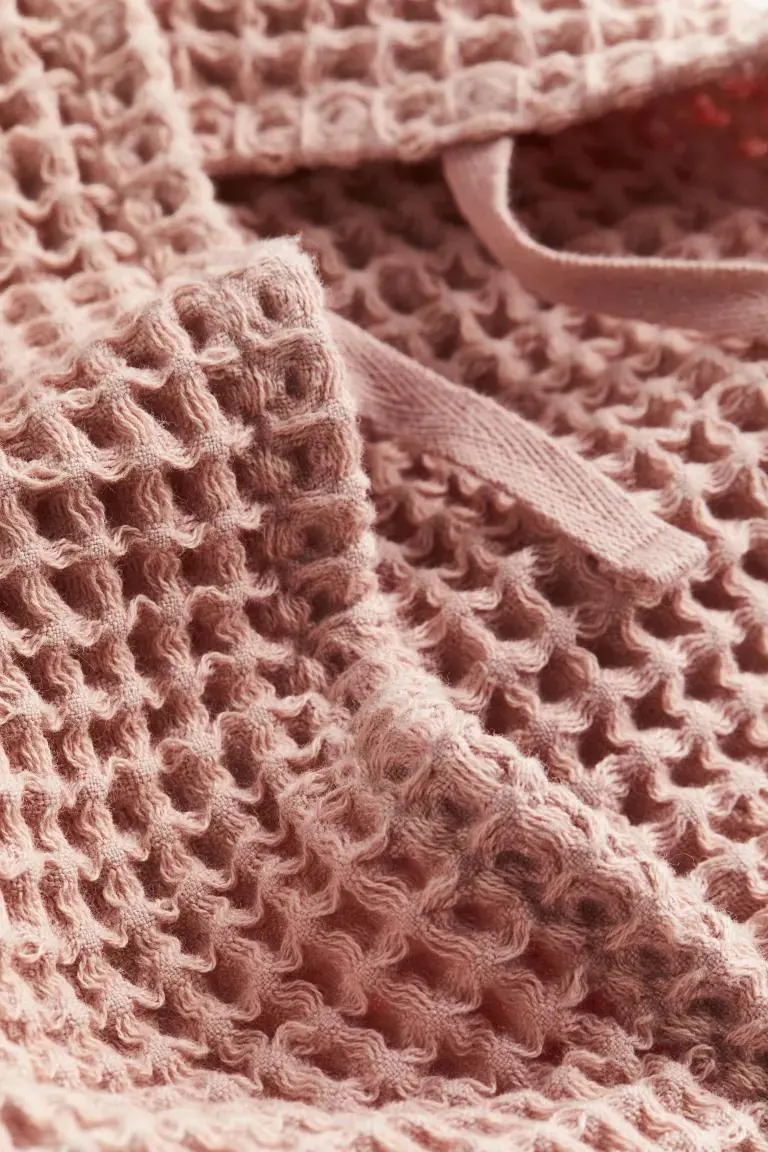 Vohvelikuvioinen kylpyponcho