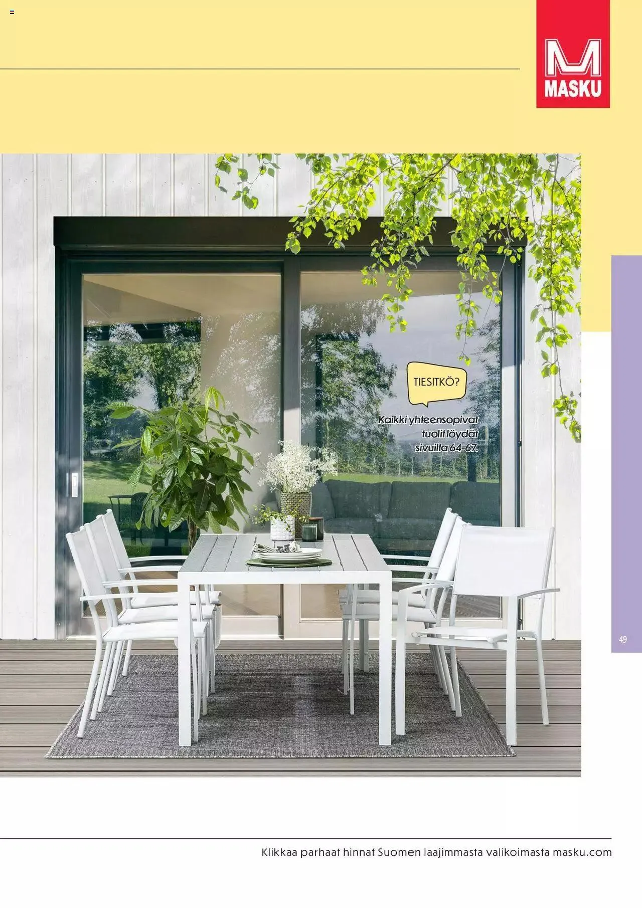 Masku tarjoukset - KESÄ 2024 voimassa alkaen 1. huhtikuuta - 31. joulukuuta 2024 - Tarjouslehti sivu 49