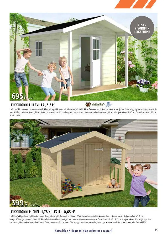 Piharakennusesite 2024 voimassa alkaen 11. huhtikuuta - 31. joulukuuta 2024 - Tarjouslehti sivu 25