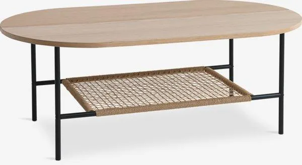 Sohvapöytä HINNERUP 75x120 vaalea tammi