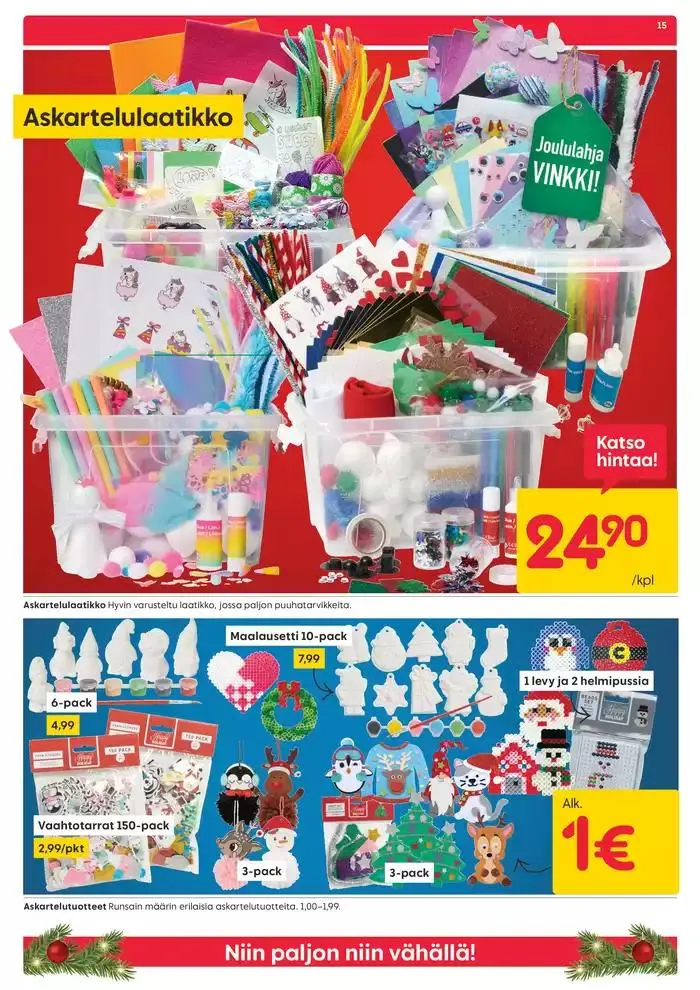Black week voimassa alkaen 26. marraskuuta - 1. joulukuuta 2024 - Tarjouslehti sivu 15