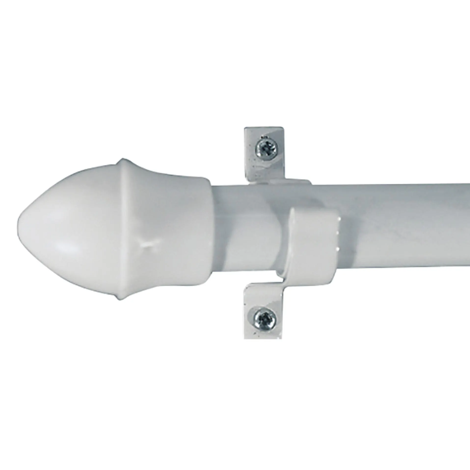 Cafe-tanko 75-125 cm 19 mm valkoinen