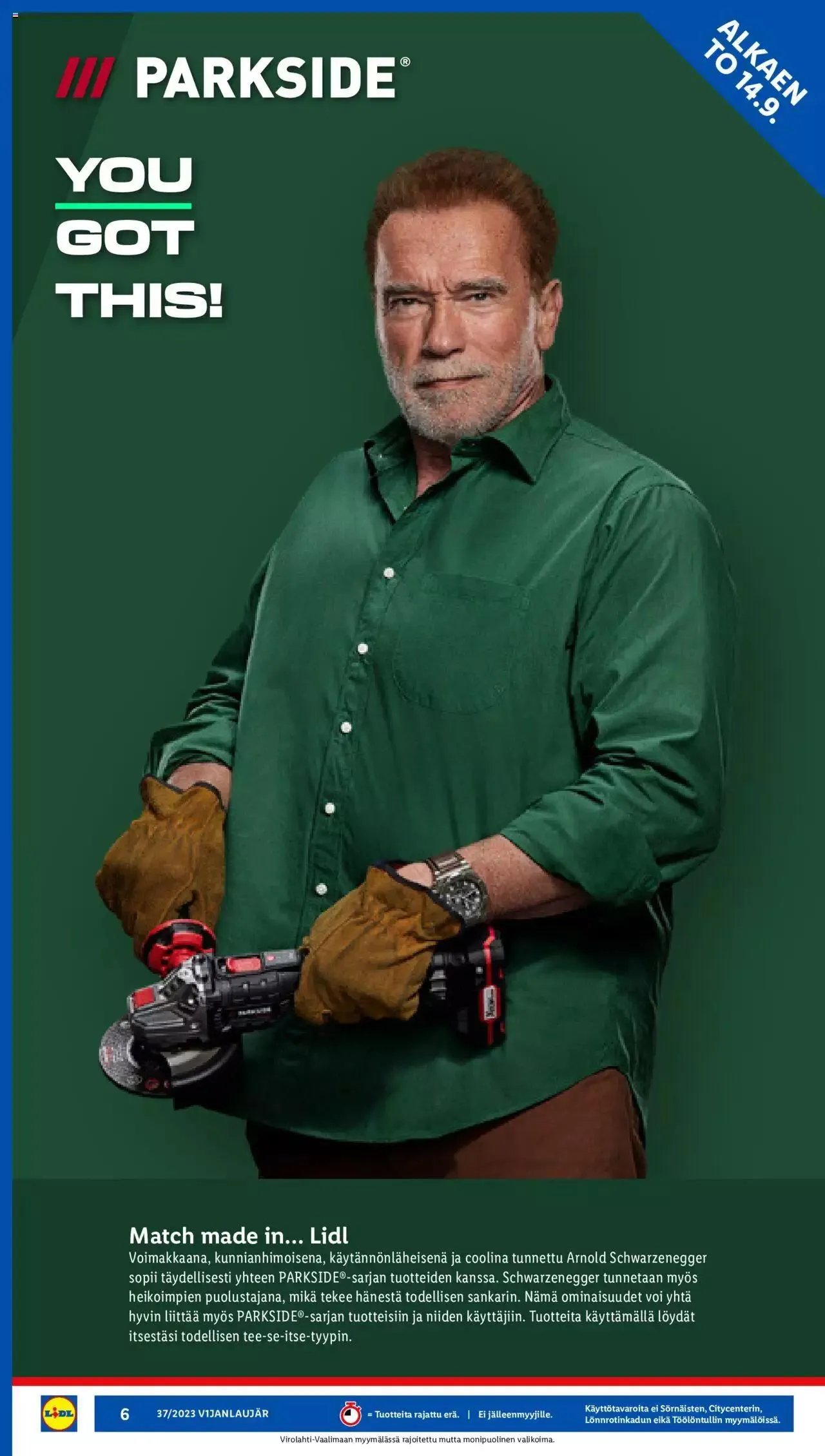 Lidl tarjoukset PARKSIDE voimassa alkaen 14. syyskuuta - 24. syyskuuta 2023 - Tarjouslehti sivu 6