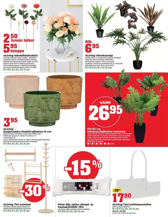 Alennukset ja kampanjat voimassa alkaen 8. tammikuuta - 15. tammikuuta 2025 - Tarjouslehti sivu 4