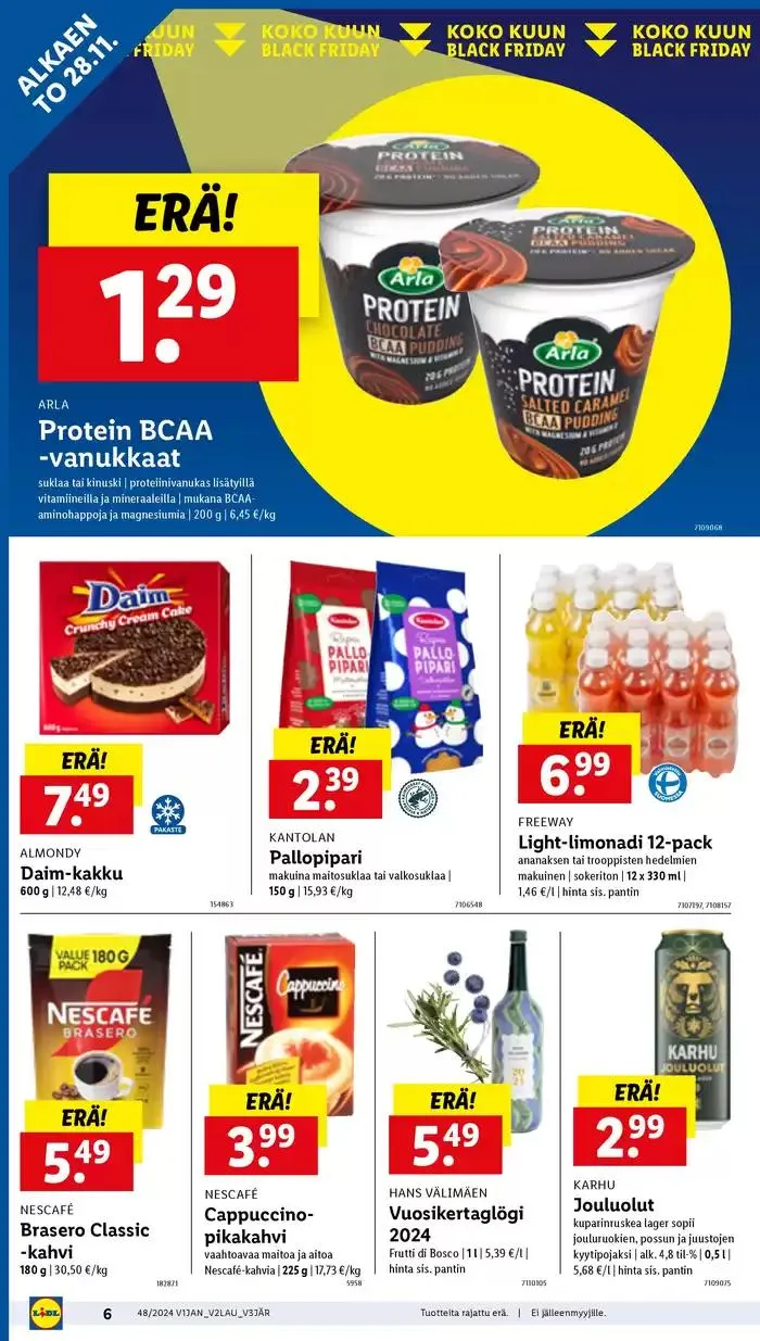 Eksklusiivisia diilejä asiakkaillemme voimassa alkaen 25. marraskuuta - 3. joulukuuta 2024 - Tarjouslehti sivu 8