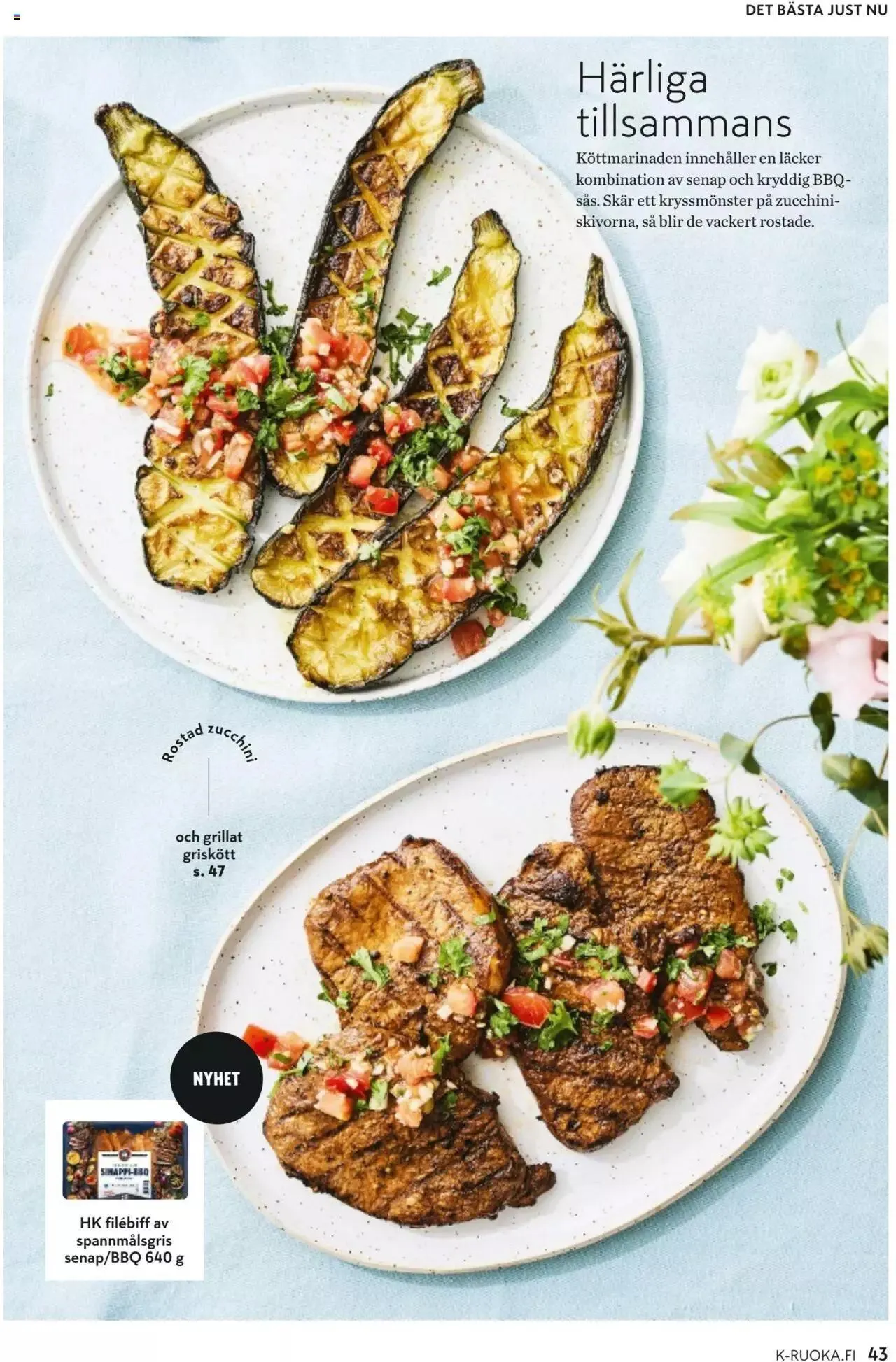 K-Market tarjoukset voimassa alkaen 7. kesäkuuta - 29. elokuuta 2023 - Tarjouslehti sivu 43