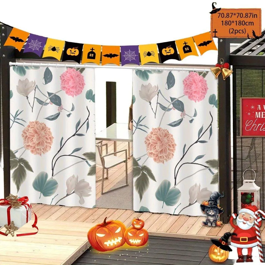 Polyesteri Ulkoverhoilu Kylpyhuoneelle ja Patialle Pickify, 2 PC-180X180cm/71*71in