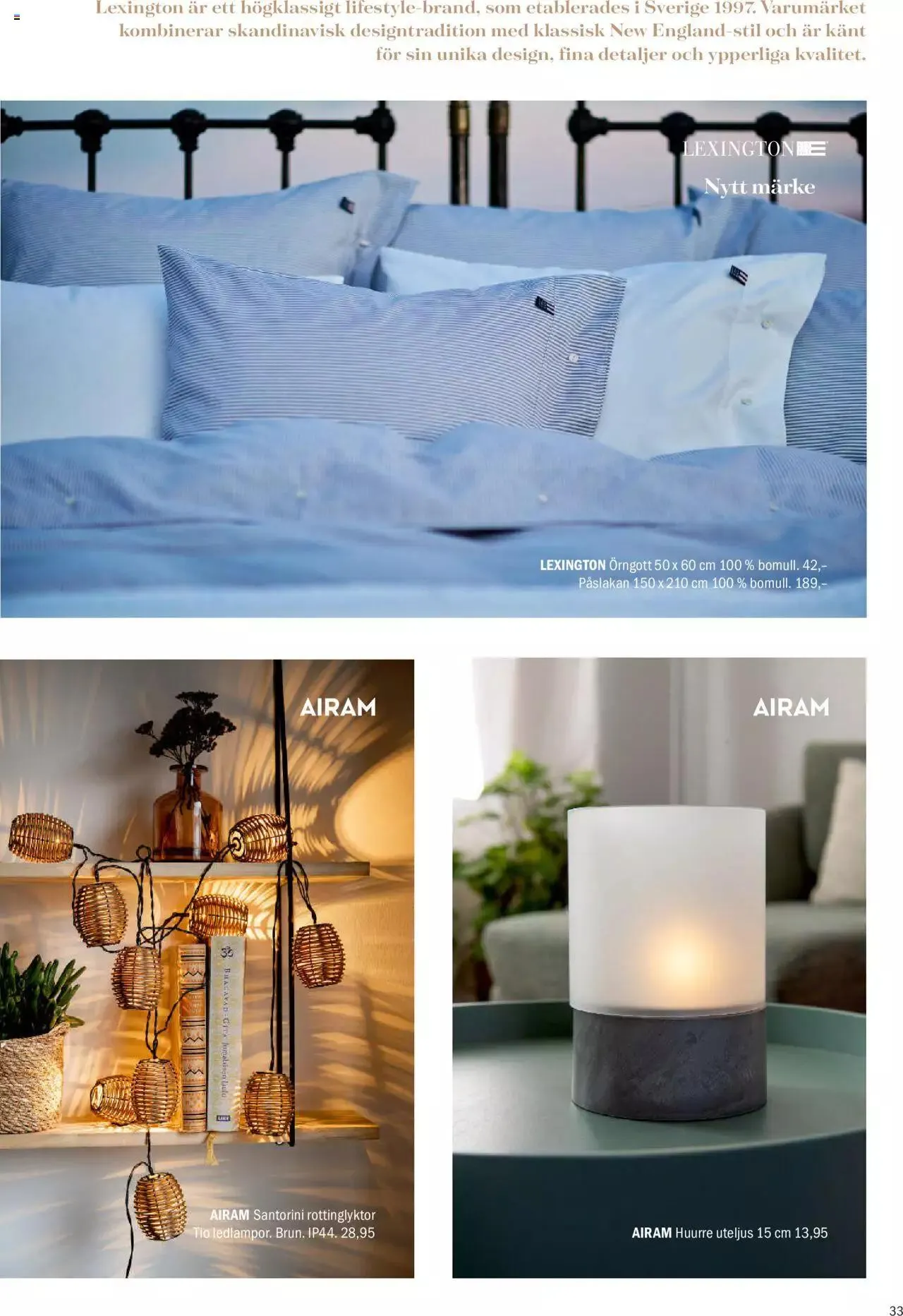 Sokos - Sokos kuvasto ruotsi syyskuu 2023 voimassa alkaen 4. syyskuuta - 8. lokakuuta 2023 - Tarjouslehti sivu 33