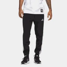 Essentials 3-Stripes Fleece Joggers, miesten collegehousut