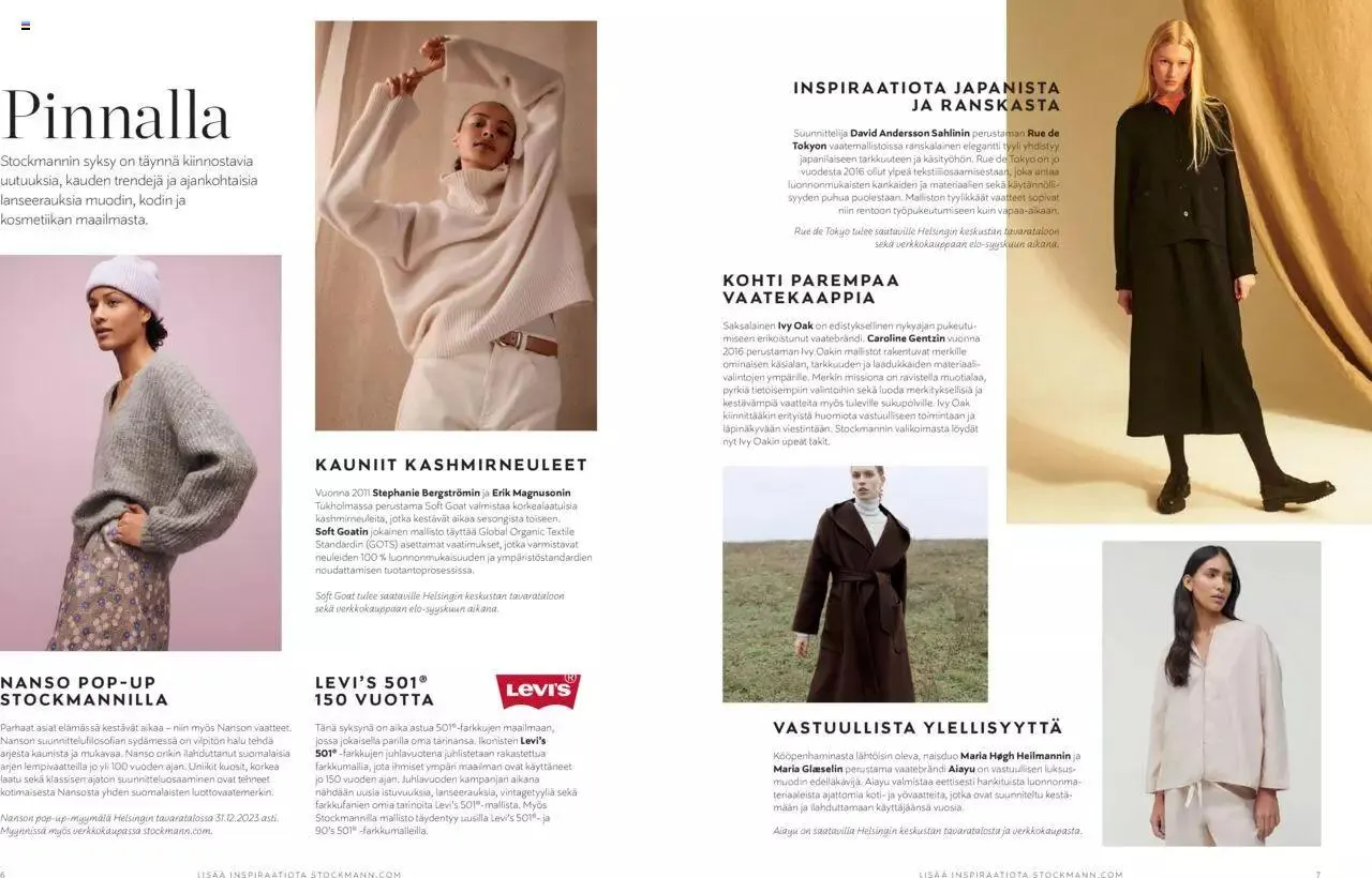 Stockmann tarjoukset voimassa alkaen 1. syyskuuta - 30. syyskuuta 2023 - Tarjouslehti sivu 4