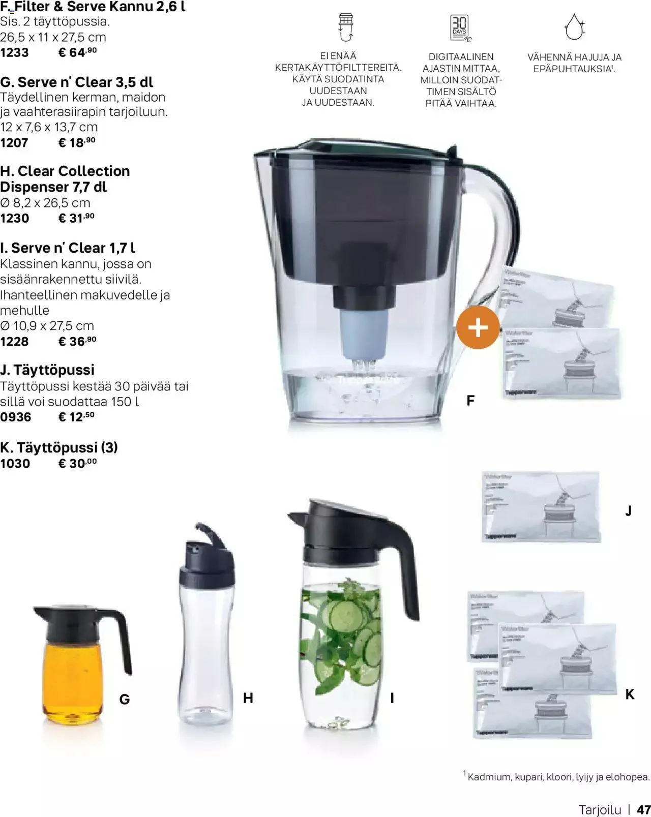 Tupperware tarjoukset Syksy / Talvi 2023-24 voimassa alkaen 29. syyskuuta - 31. joulukuuta 2023 - Tarjouslehti sivu 47