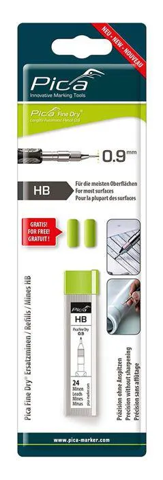 Varalyijypaketti Pica Fine-Dry HB 0,9 mm 24 kpl