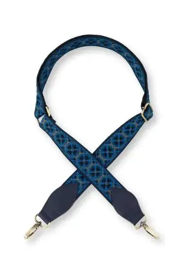 Pip Studio laukkuhihna Embroidery Flower Blue