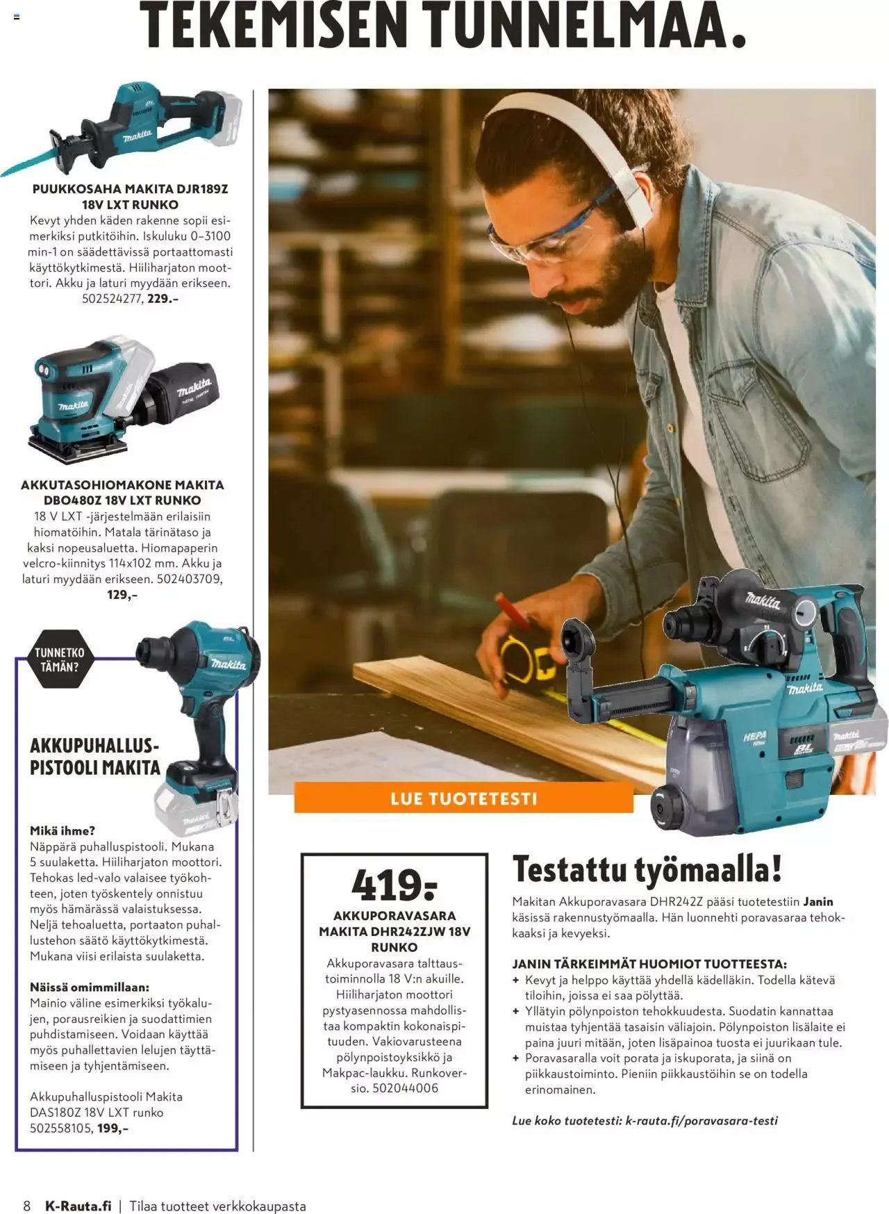 K-Rauta tarjoukset - Pakissa voimassa alkaen 1. elokuuta - 30. syyskuuta 2023 - Tarjouslehti sivu 8