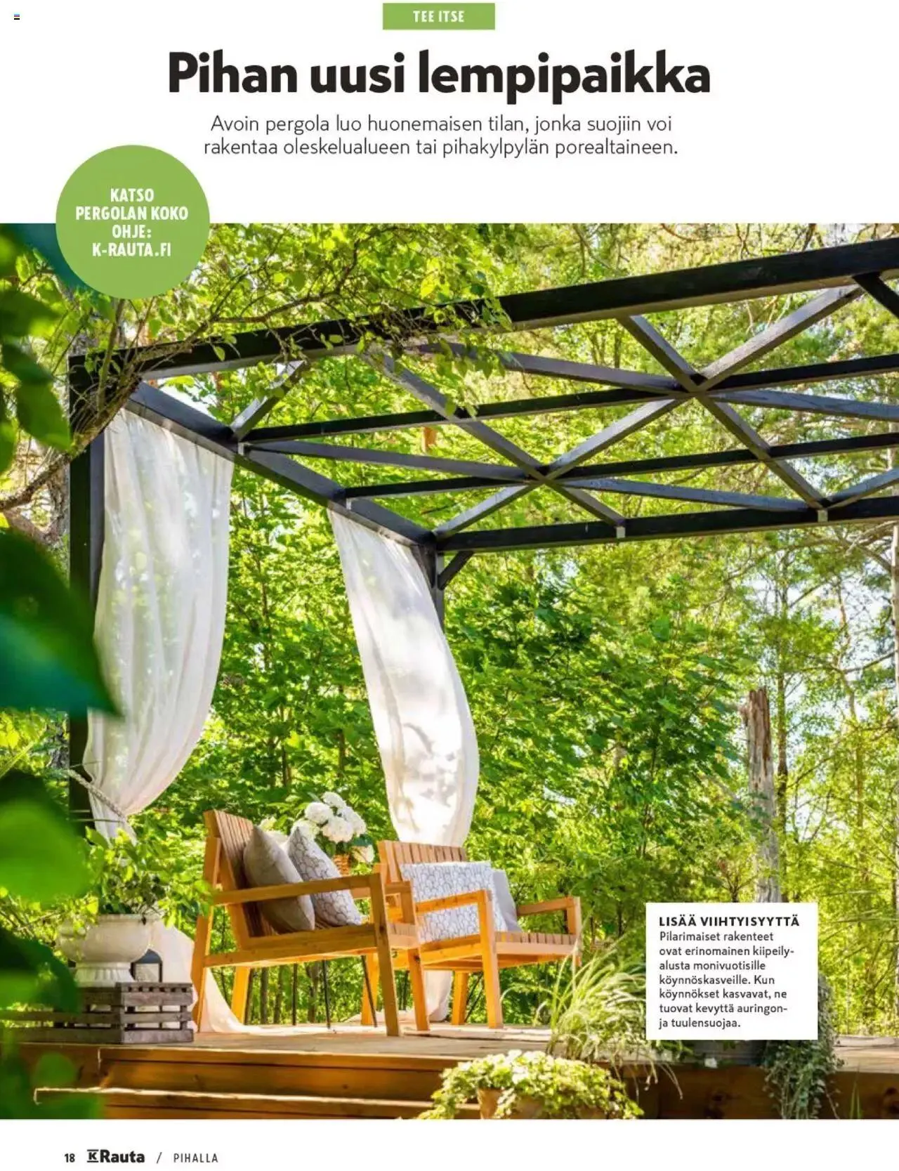 K-Rauta - Pihalla 2023 voimassa alkaen 27. maaliskuuta - 31. joulukuuta 2023 - Tarjouslehti sivu 18