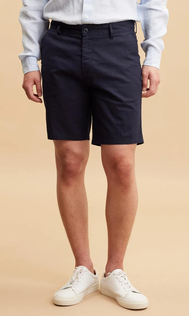 Chinoshorts i linblanding