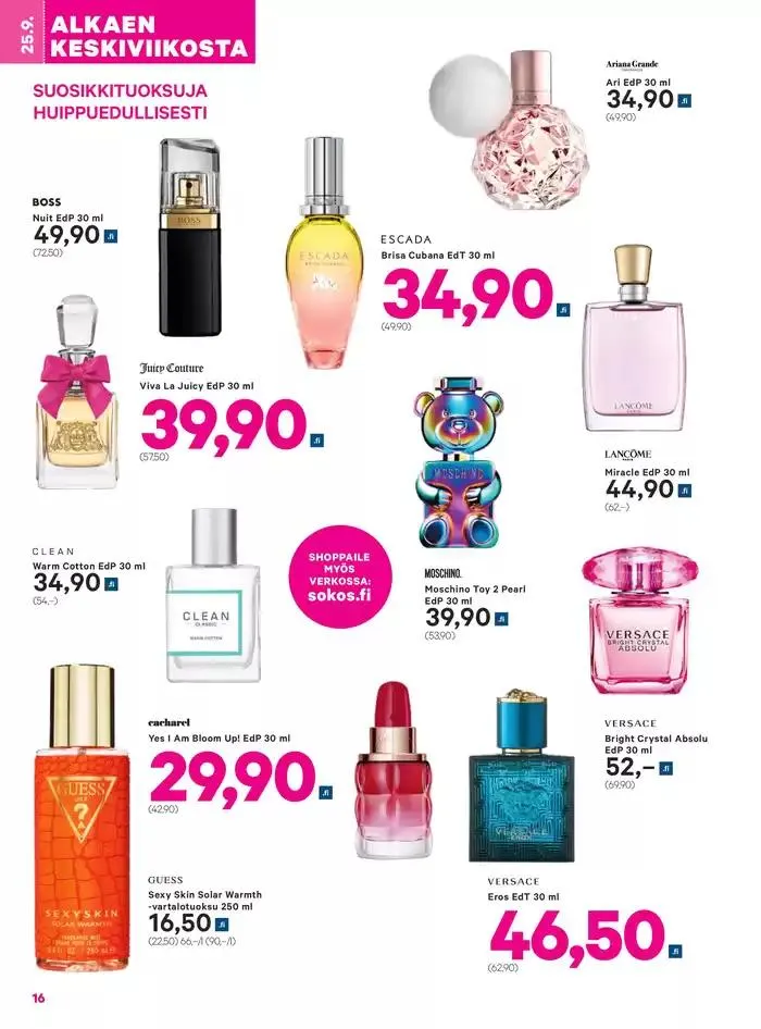 Sokos 3plus1-kuvasto syksy 2024 voimassa alkaen 25. syyskuuta - 9. lokakuuta 2024 - Tarjouslehti sivu 16