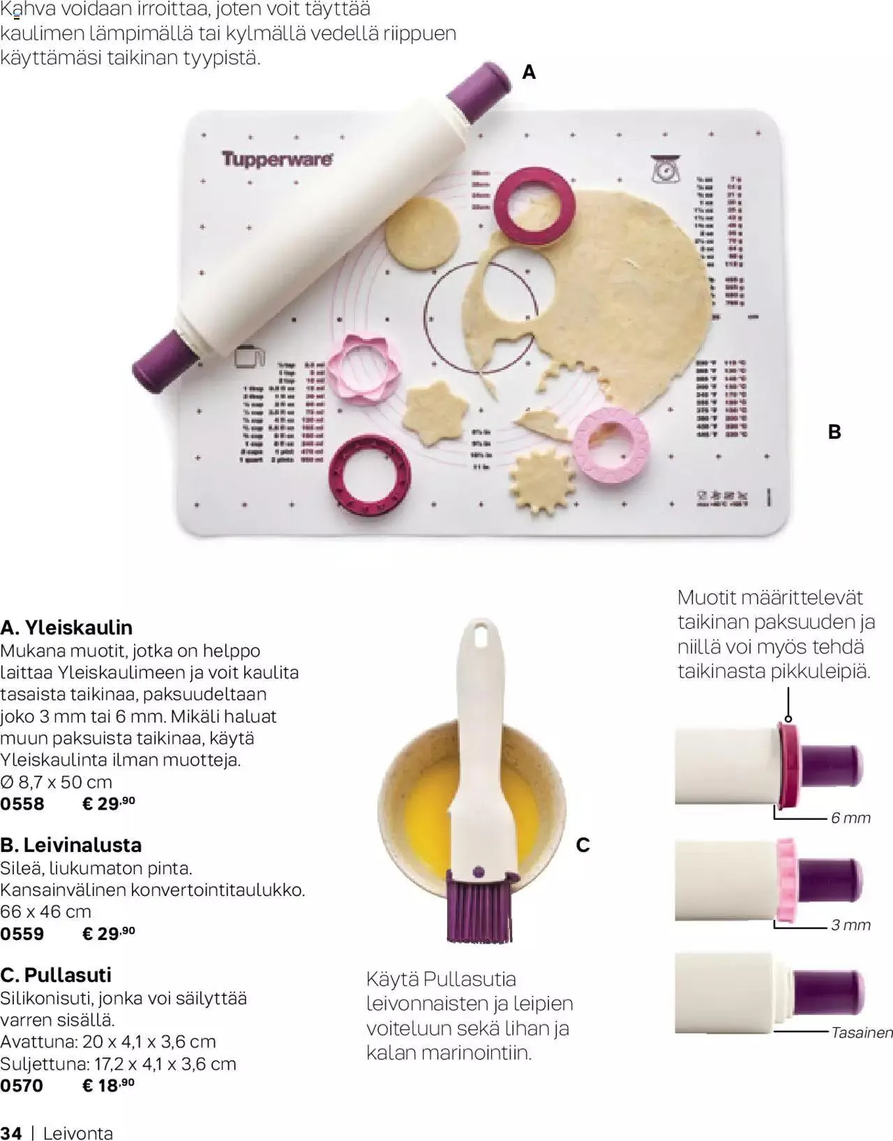 Tupperware tarjoukset Syksy / Talvi 2023-24 voimassa alkaen 29. syyskuuta - 31. joulukuuta 2023 - Tarjouslehti sivu 34