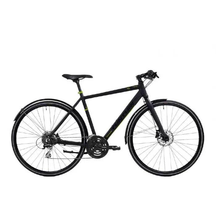 RX500 hybridipyörä 24 vaihdetta musta, runkokoko 52 cm