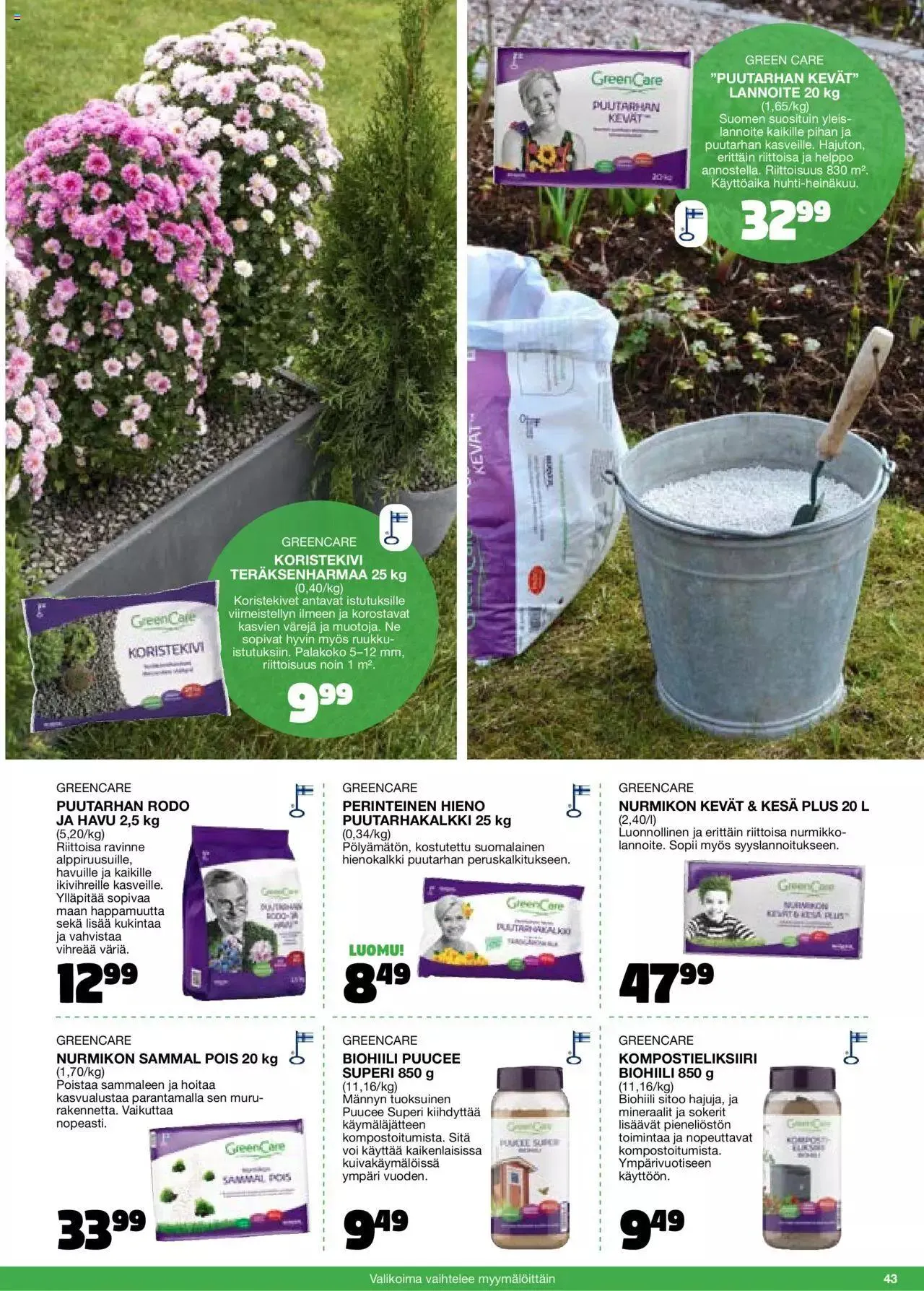 Tokmanni - Kesä 2024 voimassa alkaen 1. huhtikuuta - 31. joulukuuta 2024 - Tarjouslehti sivu 43