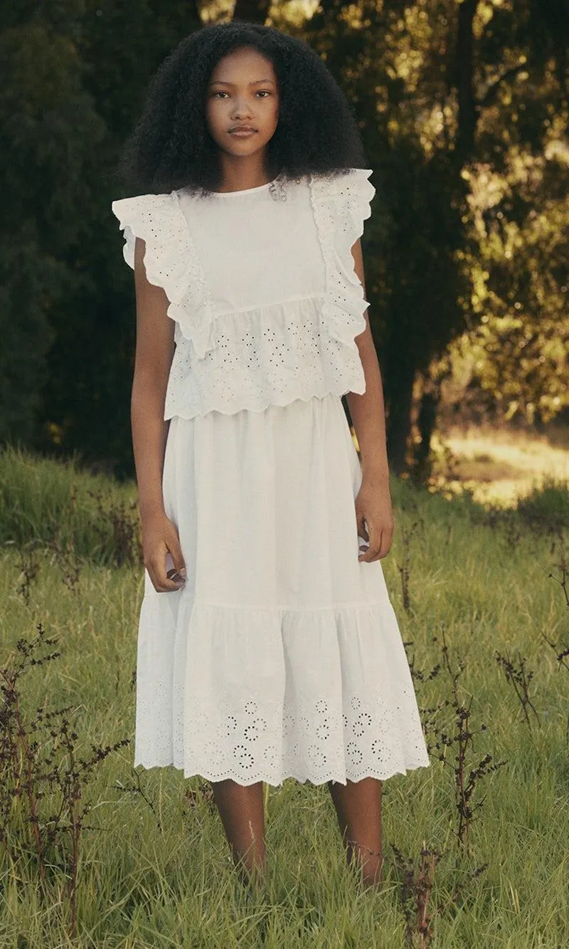 Pusero röyhelöillä