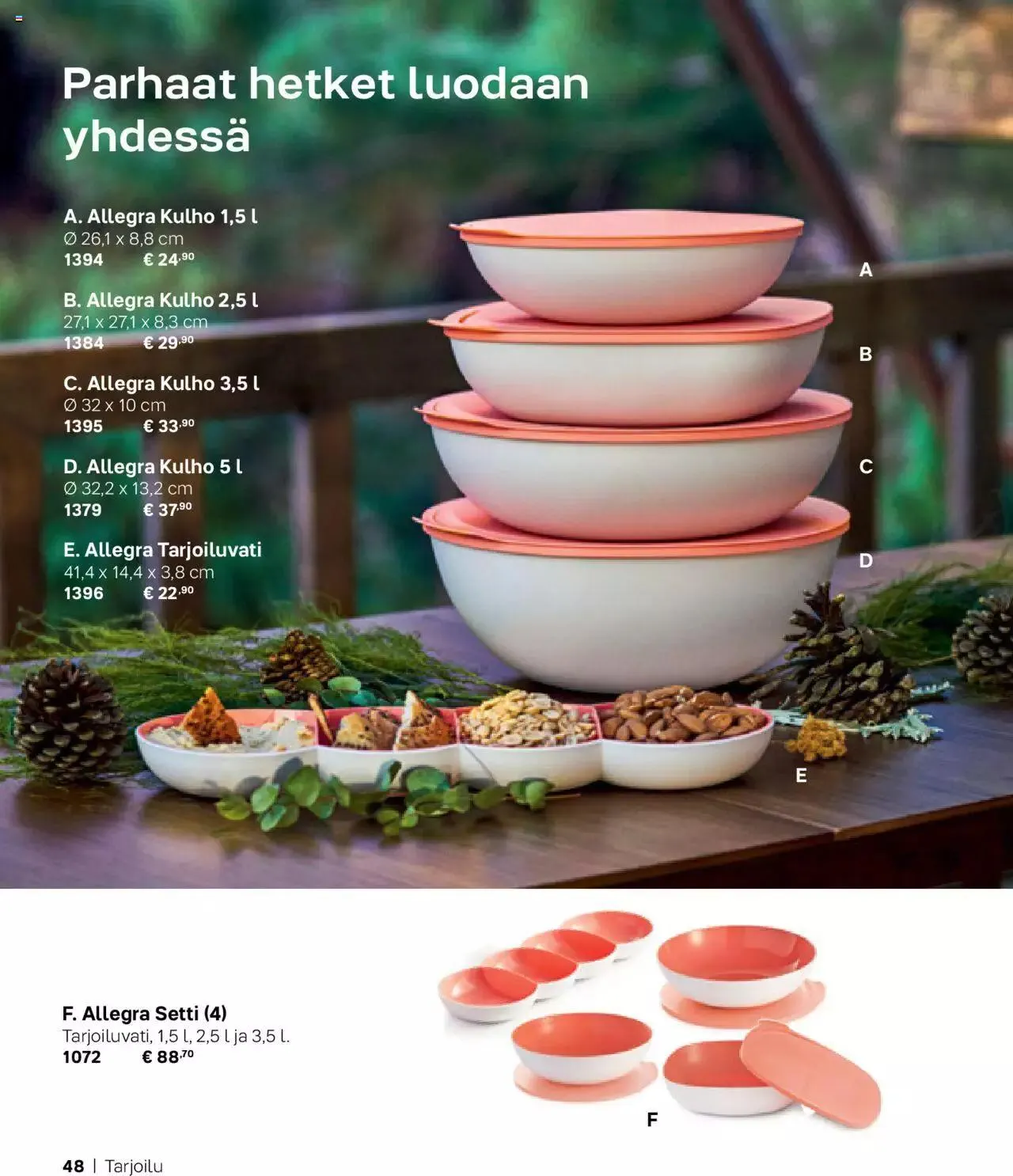 Tupperware tarjoukset Syksy / Talvi 2023-24 voimassa alkaen 29. syyskuuta - 31. joulukuuta 2023 - Tarjouslehti sivu 48