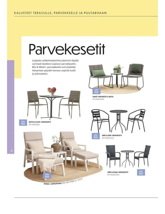 Kesa 2024 voimassa alkaen 20. maaliskuuta - 31. elokuuta 2024 - Tarjouslehti sivu 62