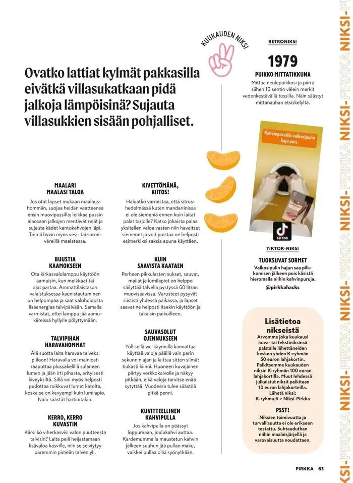 Pirkka 1/2025 voimassa alkaen 5. helmikuuta - 19. helmikuuta 2025 - Tarjouslehti sivu 63