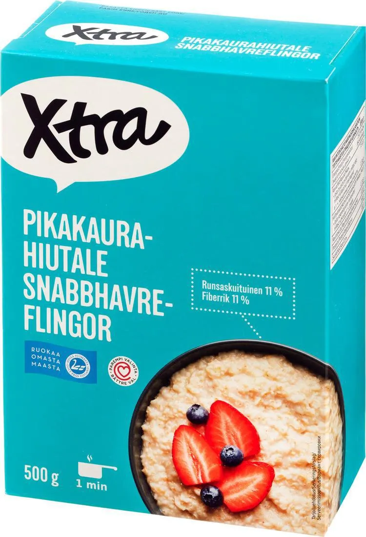 Xtra pikakaurahiutale 500 g