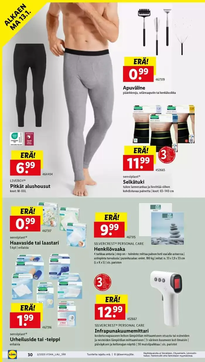 Säästä nyt tarjouksillamme voimassa alkaen 6. tammikuuta - 15. tammikuuta 2025 - Tarjouslehti sivu 34