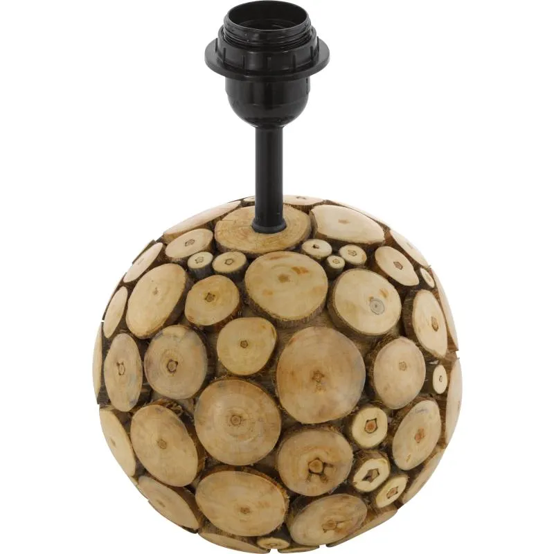 Pöytävalaisin Eglo Ribadeo E27 puu/musta