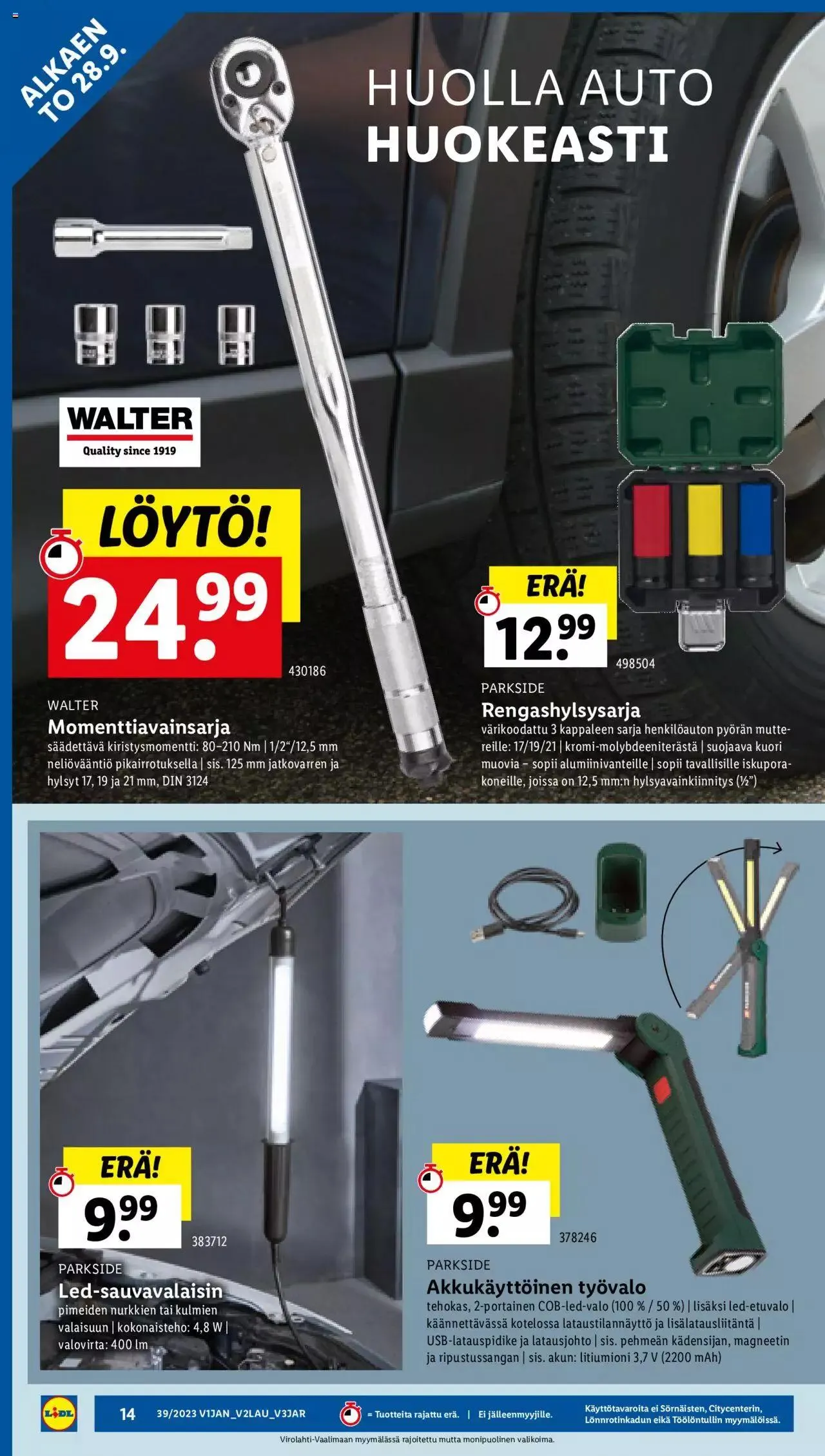 Lidl tarjoukset voimassa alkaen 28. syyskuuta - 4. lokakuuta 2023 - Tarjouslehti sivu 18