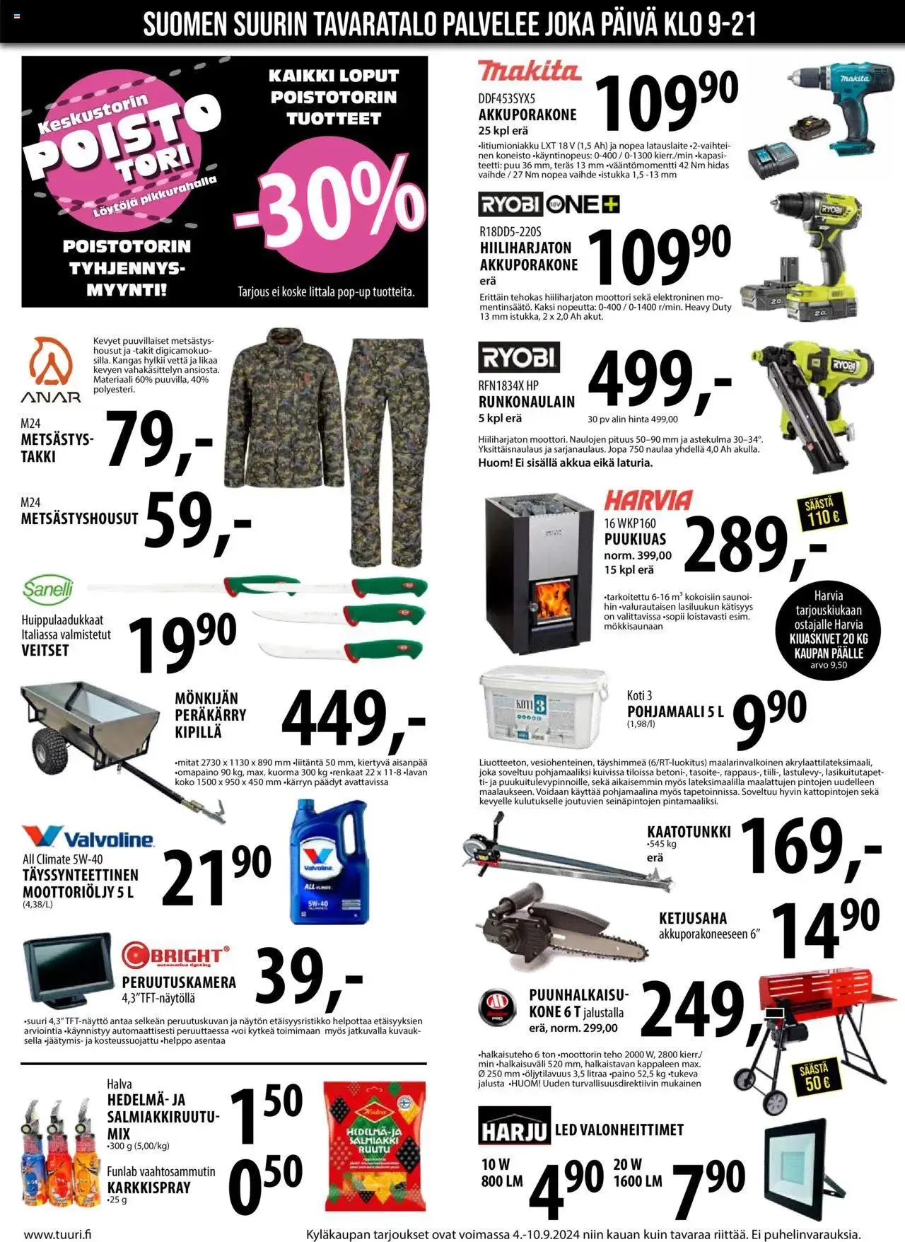 Tuuri tarjoukset voimassa alkaen 4. syyskuuta - 10. syyskuuta 2024 - Tarjouslehti sivu 4