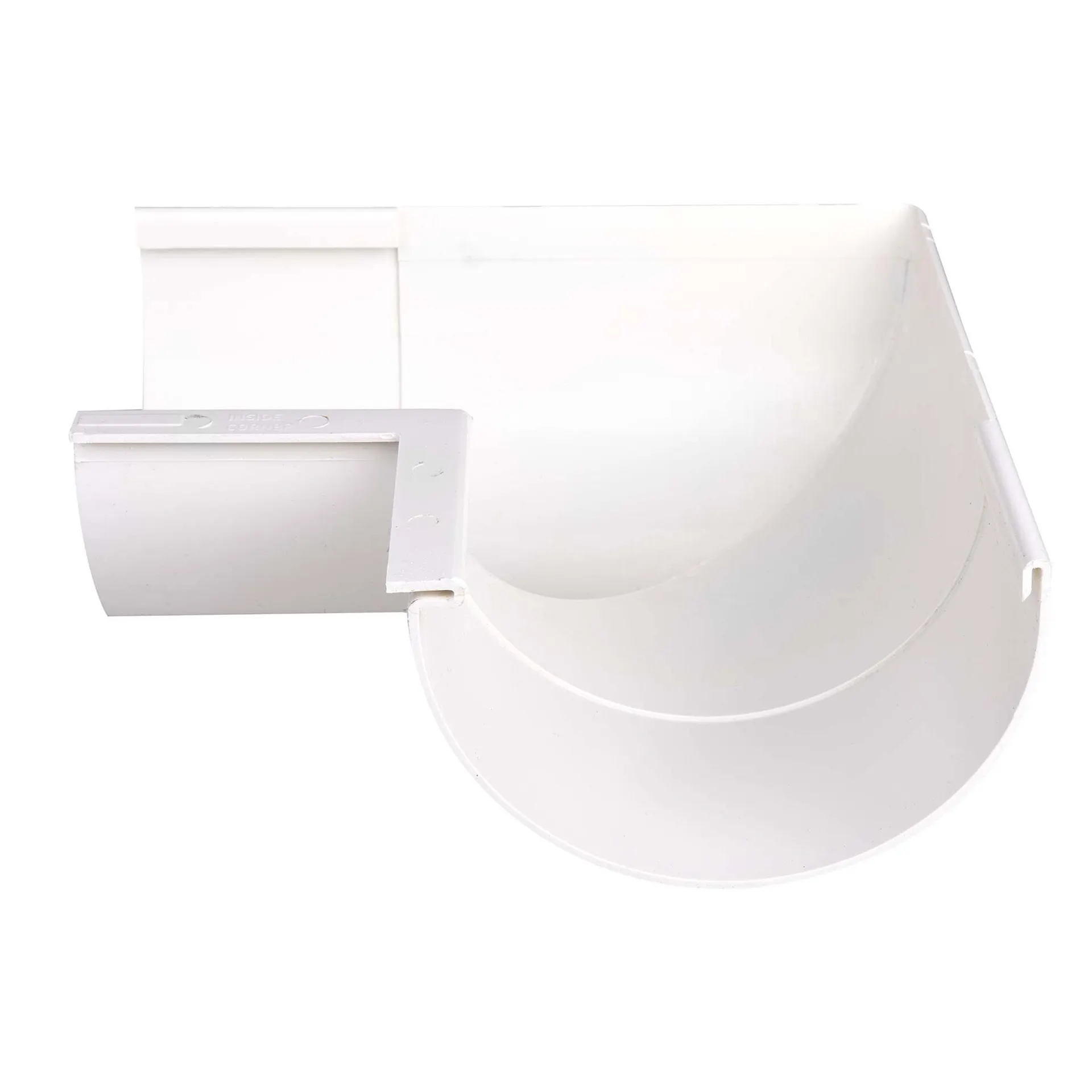 Kulmakouru sisäkulma 125 mm/ 90° valkoinen