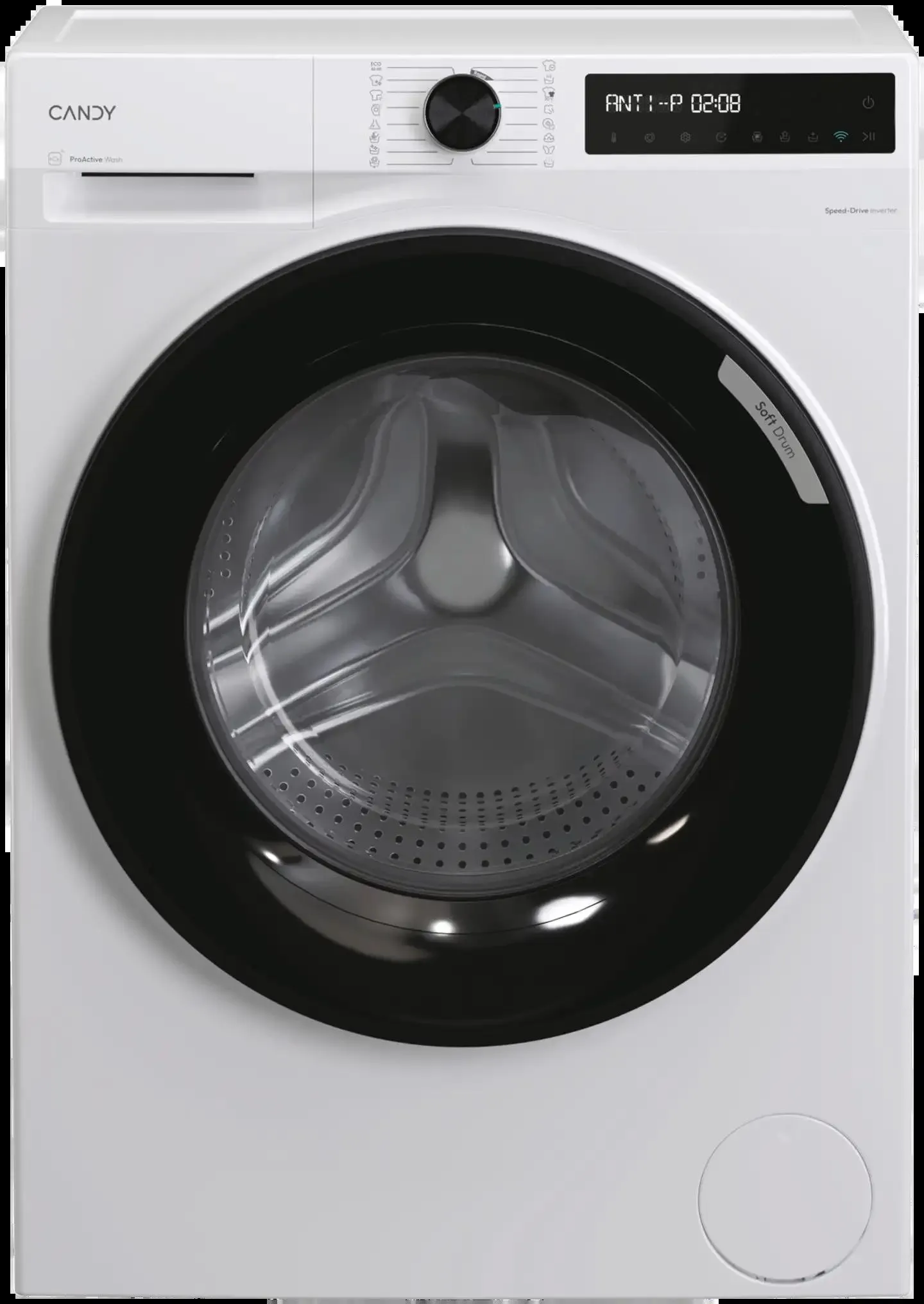 Candy edestä täytettävä pyykinpesukone ProWash 500 9kg valkoinen