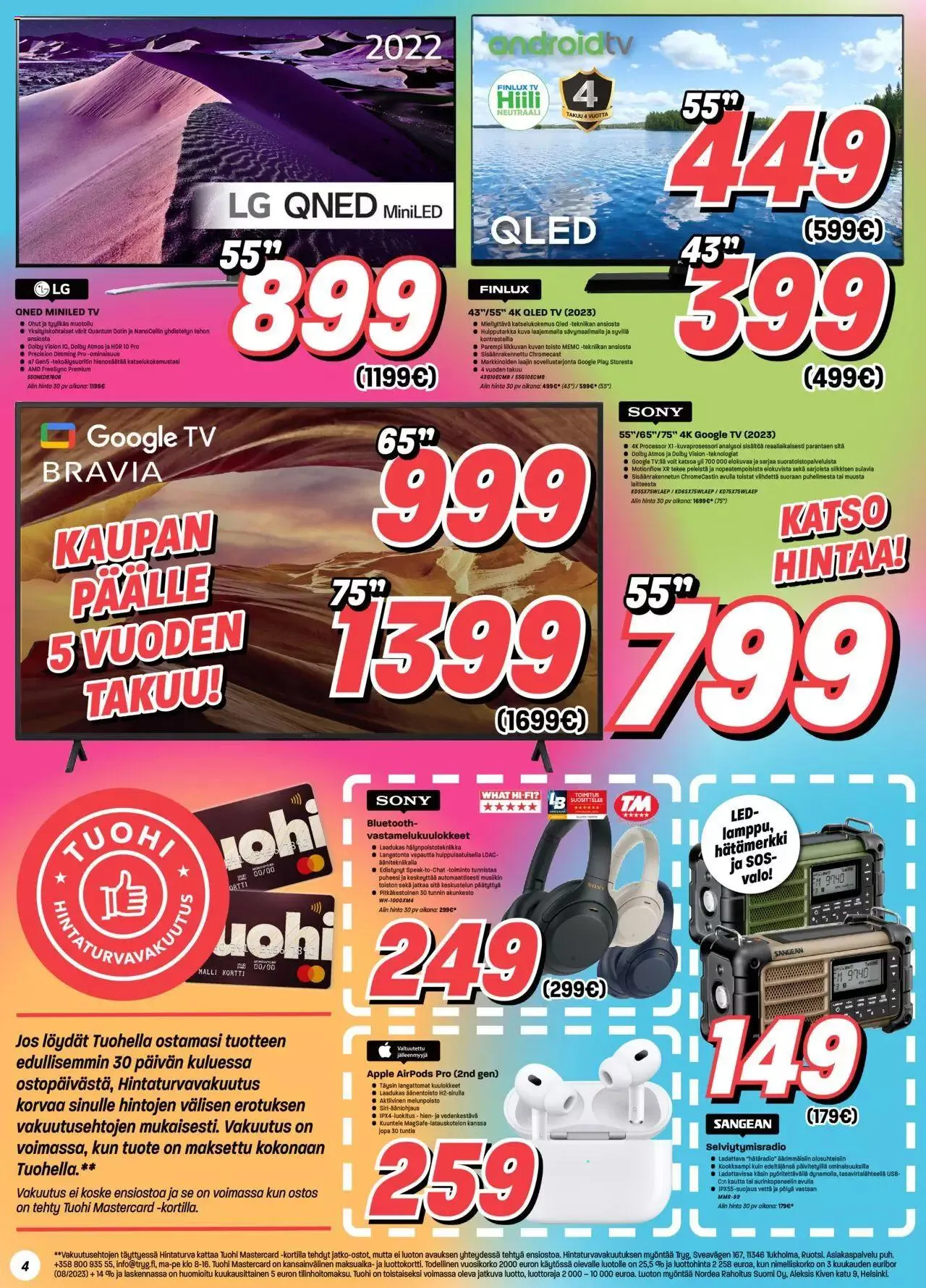 Veikon Kone tarjoukset voimassa alkaen 11. syyskuuta - 31. joulukuuta 2023 - Tarjouslehti sivu 4