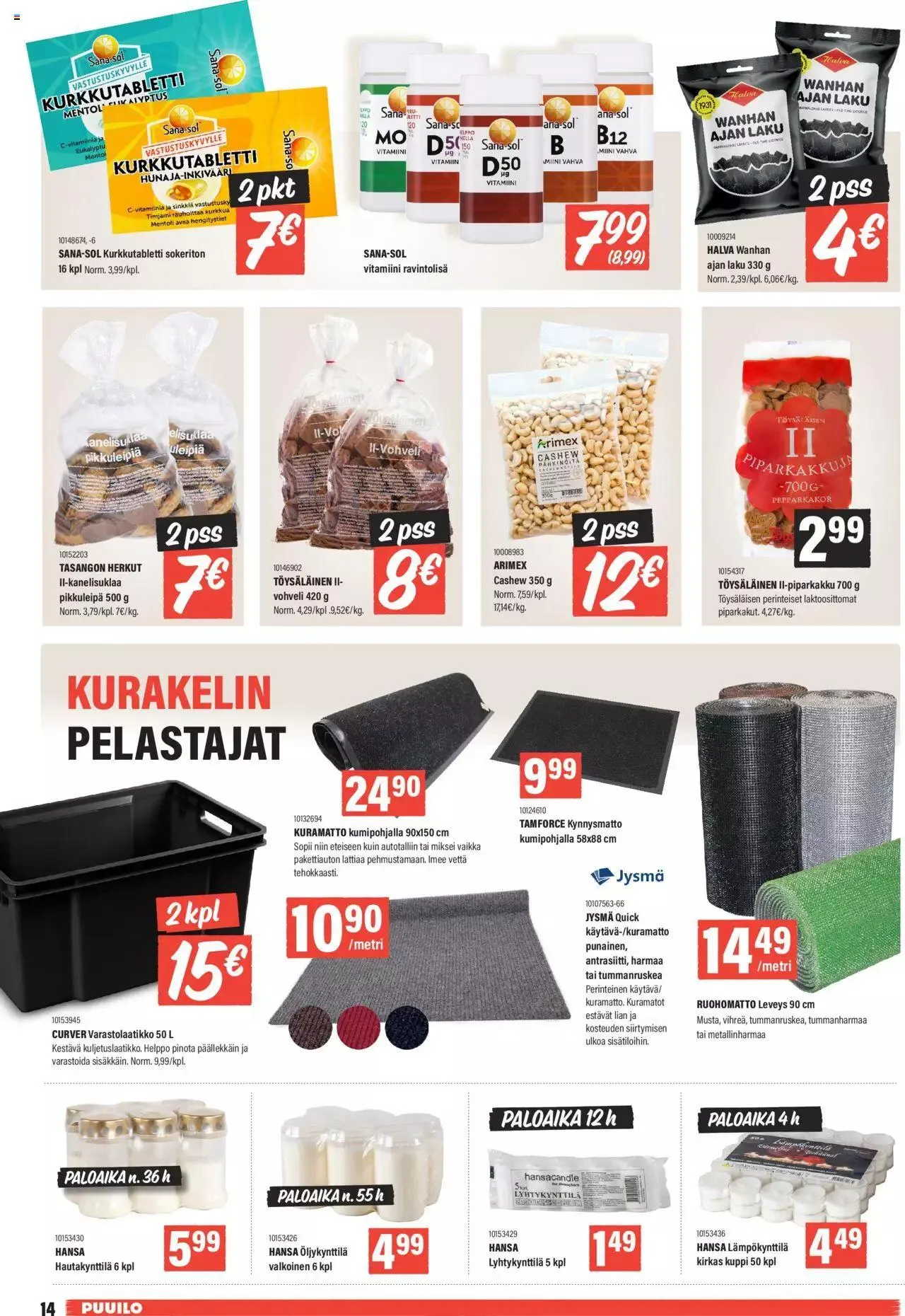Puuilo tarjoukset voimassa alkaen 18. syyskuuta - 1. lokakuuta 2023 - Tarjouslehti sivu 14