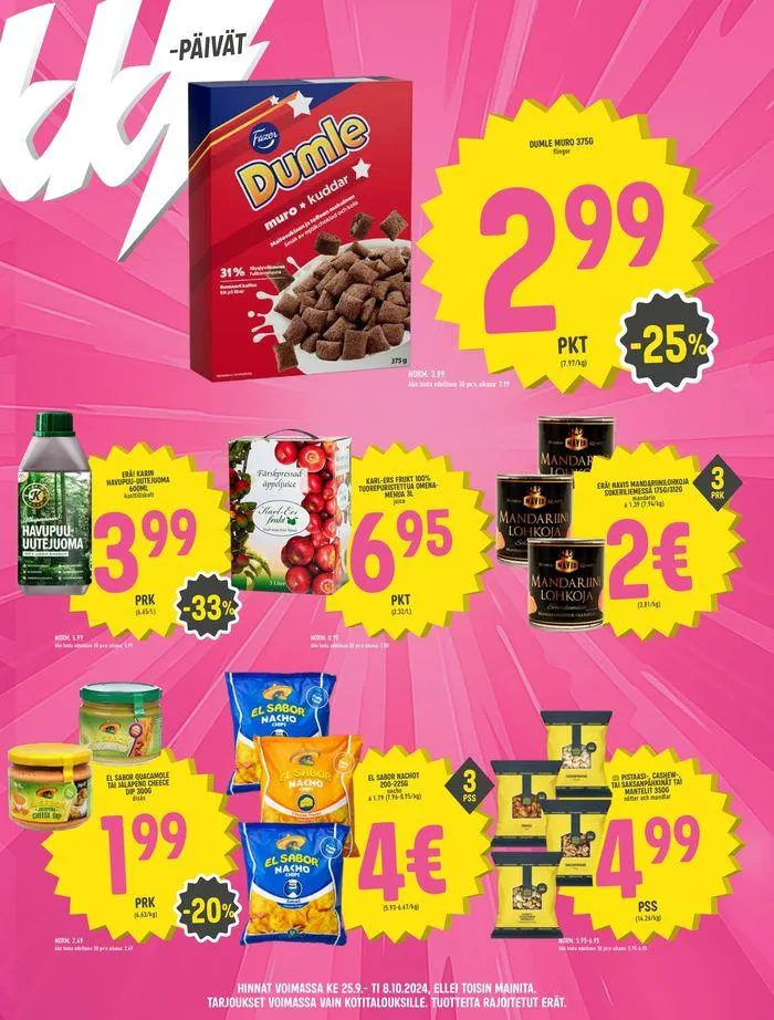 HalpaHalli tarjoukset voimassa alkaen 24. syyskuuta - 8. lokakuuta 2024 - Tarjouslehti sivu 5