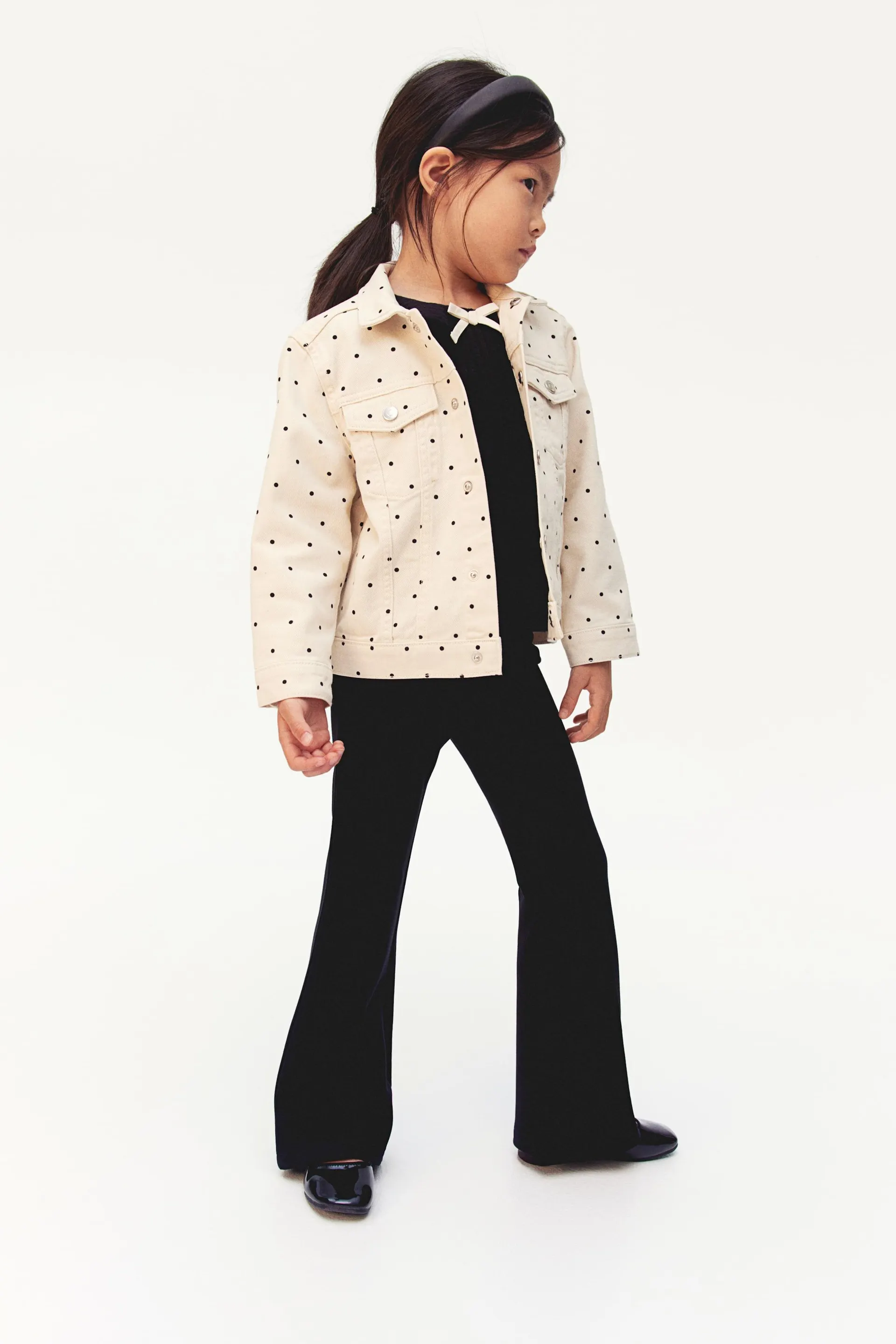 Leggings acampanados en punto Ponte di Roma