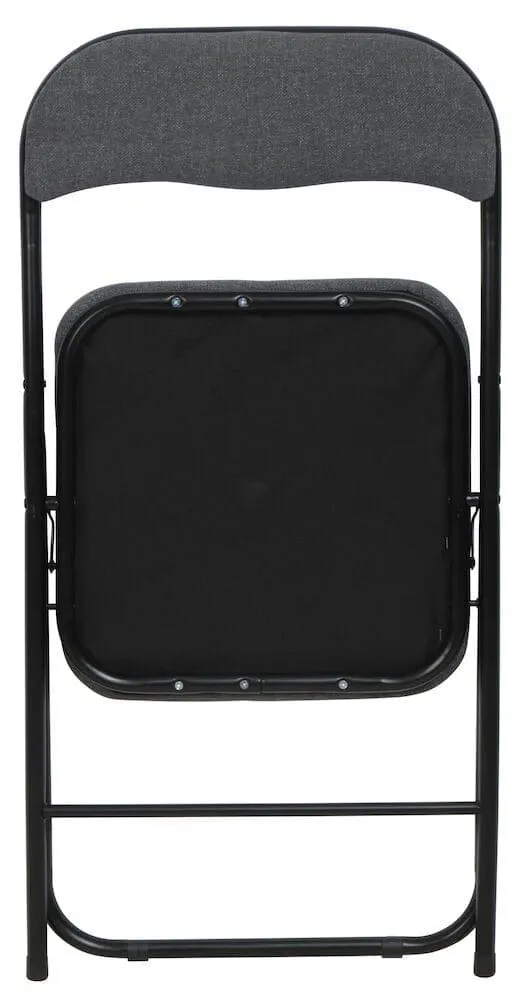 Kokoontaitettava tuoli, jossa pehmustettu istuin