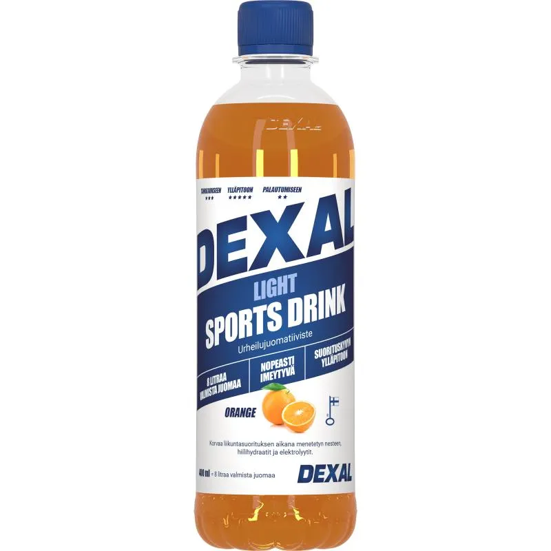Urheilujuomatiiviste Dexal 0,4 l Light Appelsiini