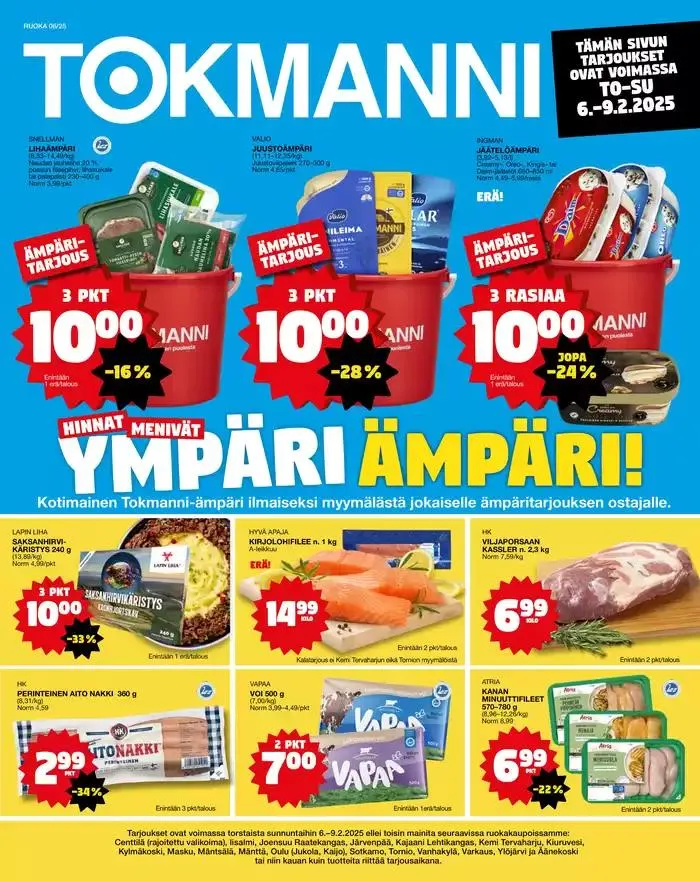 Ruokatarjoukset voimassa alkaen 6. helmikuuta - 20. helmikuuta 2025 - Tarjouslehti sivu 1