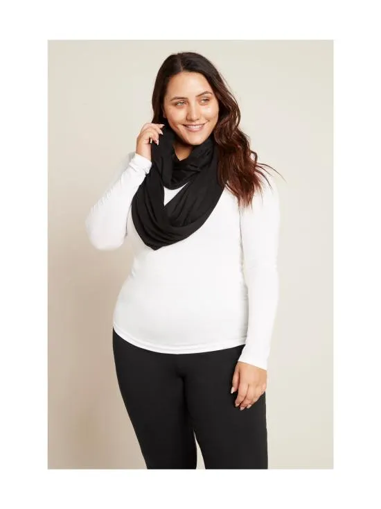 Fringed Hem Scarf silkinpehmeä bambuhuivi - kolme eri väriä