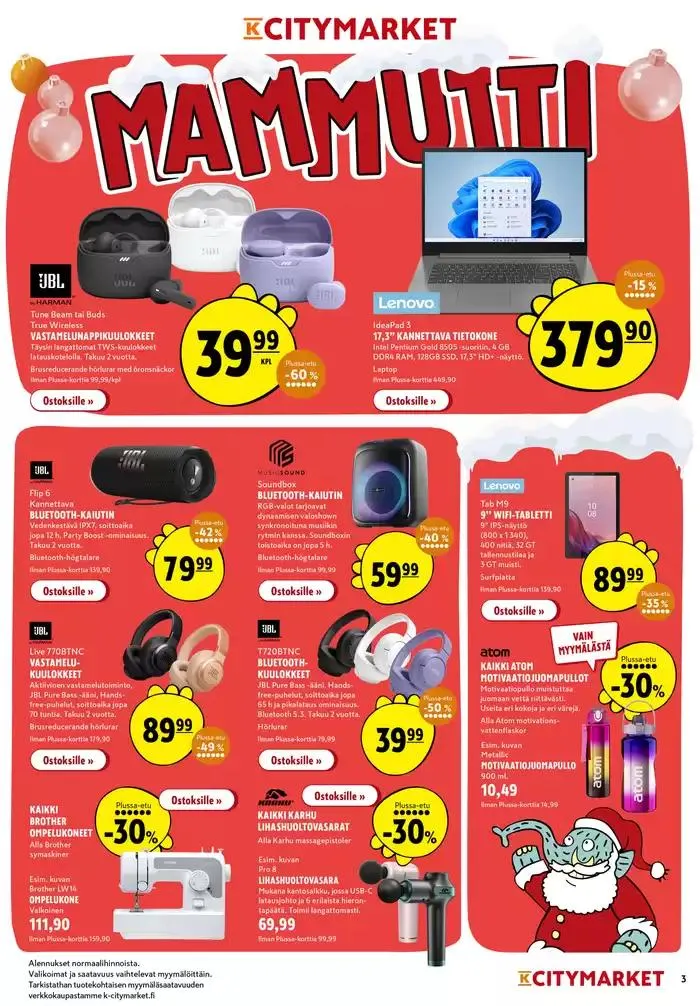 K-citymarket tarjoukset voimassa alkaen 12. joulukuuta - 26. joulukuuta 2024 - Tarjouslehti sivu 11