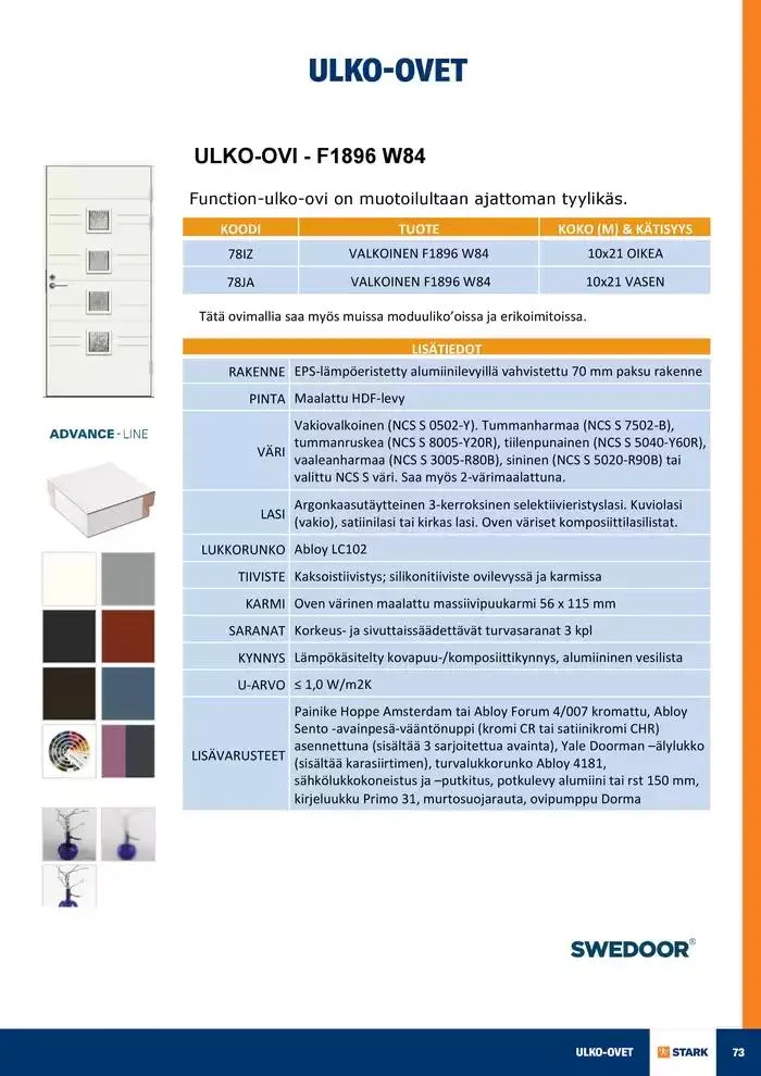 Ovivalikoima voimassa alkaen 19. marraskuuta - 31. joulukuuta 2024 - Tarjouslehti sivu 73