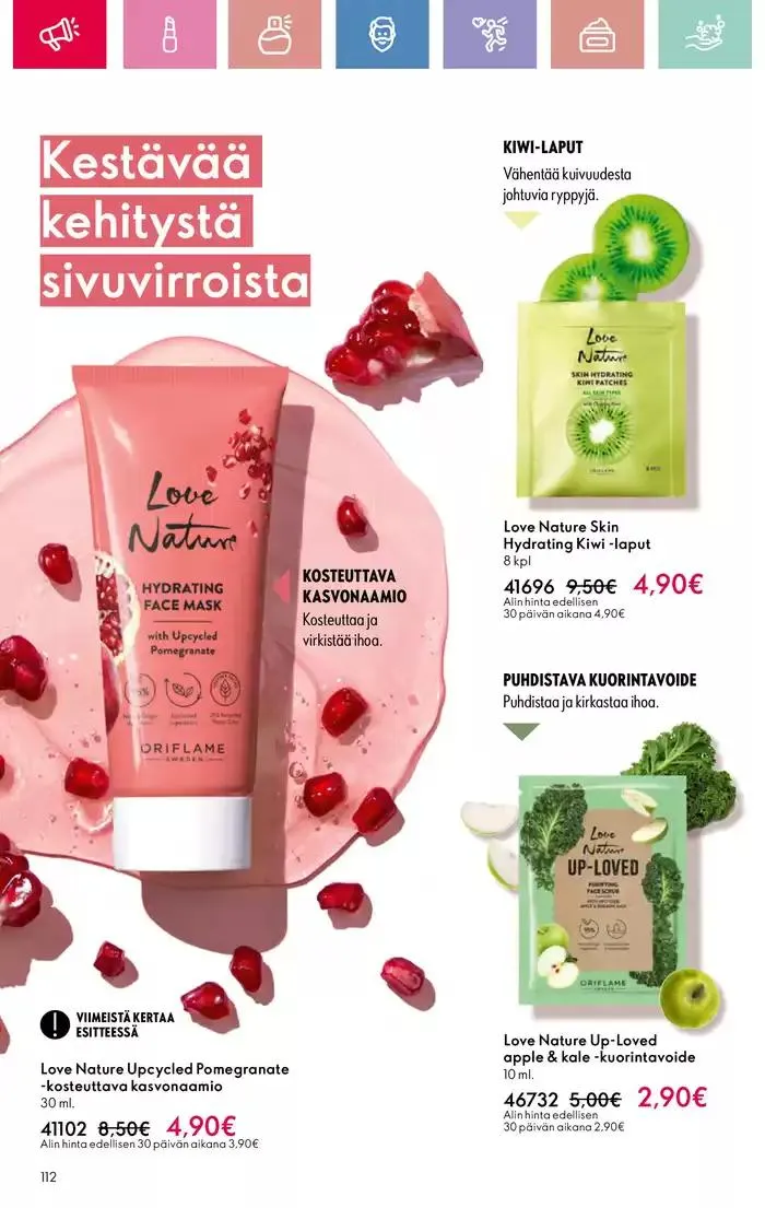 Oriflame tarjoukset voimassa alkaen 9. maaliskuuta - 29. maaliskuuta 2025 - Tarjouslehti sivu 112