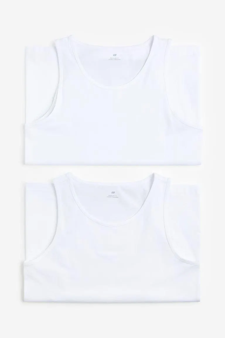 Σετ με 2 αμάνικες μπλούζες Regular Fit