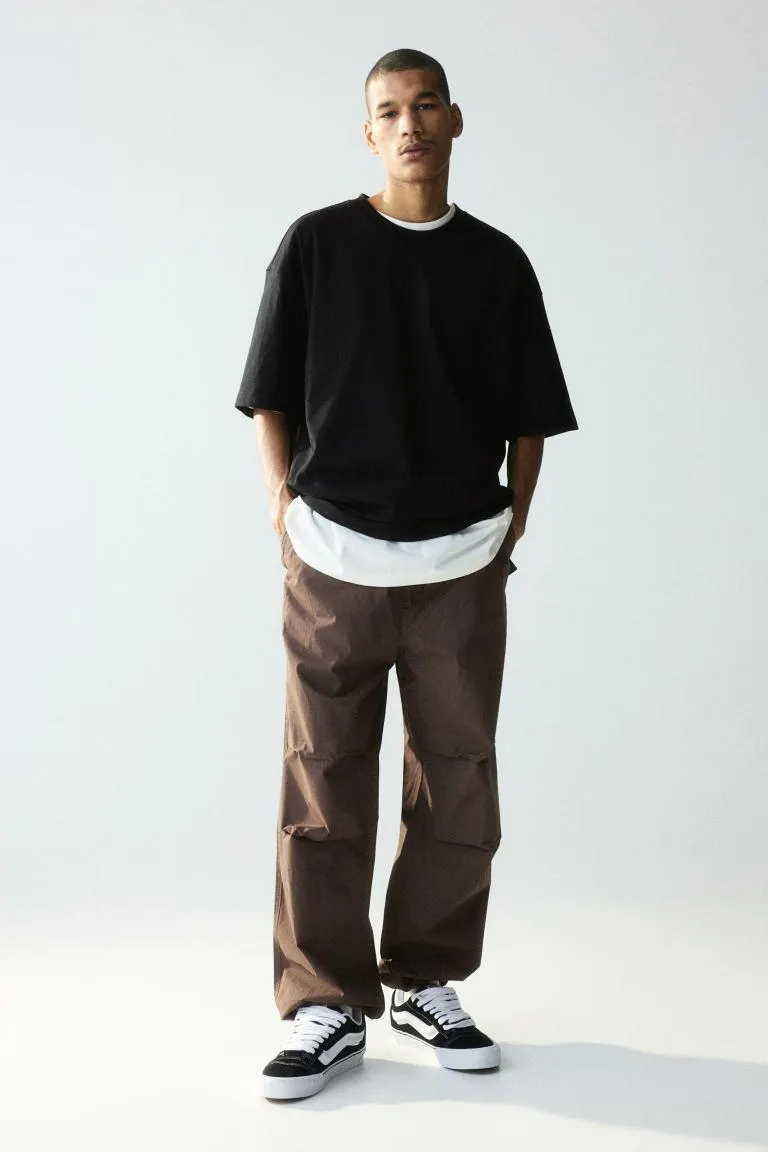 Βαμβακερό T-shirt Oversized Fit